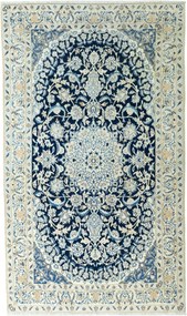 Nain Tappeto persiano 120x210 Blu (Iran) Annodato A Mano