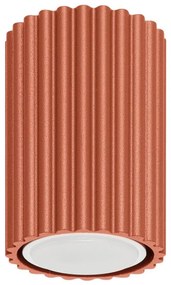 Sollux SL.1625 - Faretto KARBON 1xGU10/10W/230V 10 cm rosso