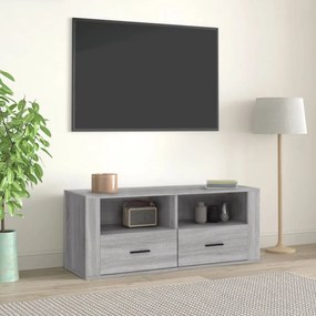 Mobile tv grigio sonoma 100x35x40 cm in legno multistrato