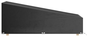 Coperture sdraio 2pz 12 occhielli 200x65x35/60 cm polietilene