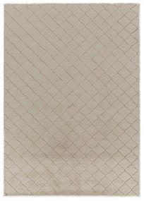 Tappeto Lop quilt natale taupe, L 230 x L 160 cm