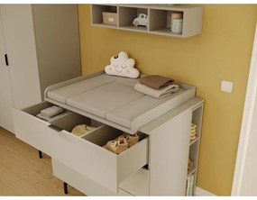 Cassettiera per bambini grigia 105x92x54 cm Tomino – Germania