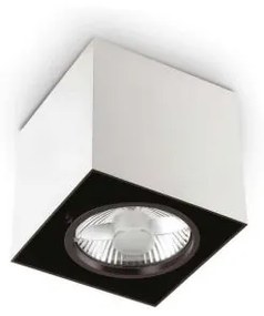 Lampada da soffitto mood pl1 d09 square bianco