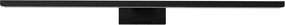 Lampada LED da Specchio 60cm Nera 12W IP54 Tripla Installazione Colore Bianco Naturale 4.000K