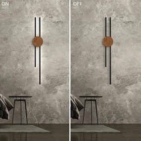 Brilagi - Applique a LED WOODY COLLINE LED/15W/230V 80 cm quercia ciliegio