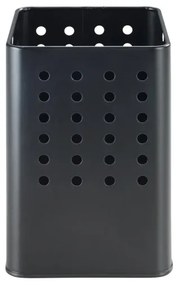 WENKO 54017100 - Portaposate SILIO 11,5 x 16,5 cm nero