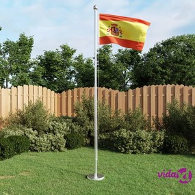 vidaXL Bandiera della Spagna 90x150 cm