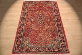 Sarouk Tappeto 130 x 200 (Iran) Annodato A Mano