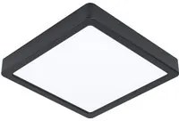 Plafoniera Moderna Fueva 5 In Acciaio Nero Led 17W 3000K Ip20