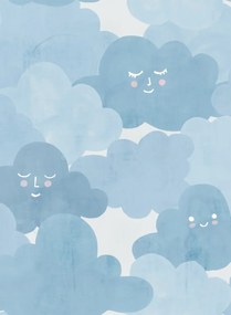 Rebel Walls Tapete Happy Clouds - Sky