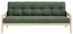 Divano letto verde 204 cm Grab - Karup Design