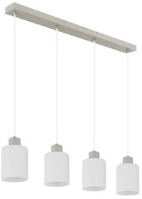 Globo 54114-4H - Lampadario a sospensione su cavo TRENT 4xE27/40W/230V