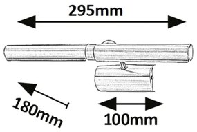 Rabalux 3643 - Lampada LED da quadro PICTURE LIGHT 2xG9/2W/230V