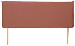 Testiera imbottita color mattone 145x100 cm Edmond - Really Nice Things
