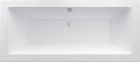 Mexen Cube vasca da bagno rettangolare 170 x 80 cm, bianca - 55051708000