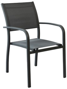 TORRES - poltrona con struttura in alluminio verniciato bianco, antracite, taupe o tortora