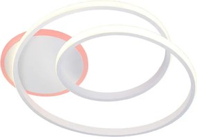 Plafoniera LED Malena Ø 40 cm bianco IP20 cct da bianco caldo a bianco freddo con regolazione di temperatura, 4500 lumen