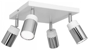 Faretto NEST 4xGU10/8W/230V bianco/cromo