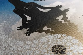 Quadro su tela – Yoga del Jin e Jang