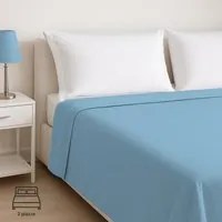 Lenzuolo piano Basik in cotone, a 2 piazze