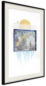 Poster  The Coldest Continent  Cornice Quadri Cornice nera con pass-partout, Larghezza x Altezza Home decor 20x30