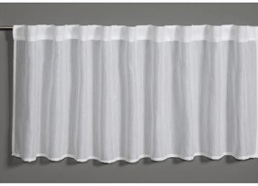 Tenda bianca 45x140 cm Jacquard-Voile - Gardinia