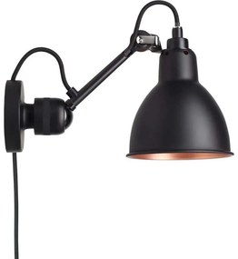 304CA Applique da Parete Nero/Nero/Rame - Lampe Gras