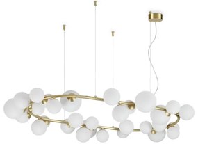Ideal Lux - Paralume di ricambio per lampadario/apparecchio/lampada PERLAGE, Ø 12 cm, bianco