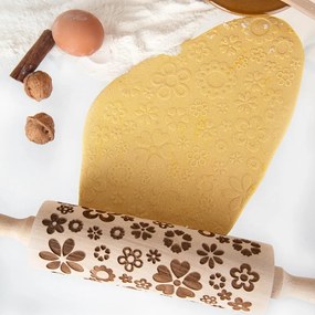 Mattarello con rilievo in legno – Orion