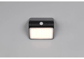 Illuminazione esterna LED con alimentazione a pannelli solari da parete (altezza totale 12 cm) Olinda – Trio