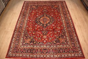 Mashad Tappeto 340 x 250 (Iran) Annodato A Mano