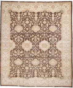 Farahan Tappeto 430 x 370 Beige (Pakistan) Annodato A Mano