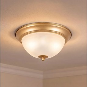 BRILAGI - Plafoniera FRESCO 2xE27/40W/230V diam. 28 cm dorata