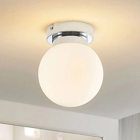 Plafoniera Tavino Lindby, dimmerabile, Cromo / Argento, Soggiorno / Sala da pranzo, Metallo, Moderno, Plafoniera