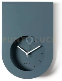 Orologio di design minimal lembo petrolio