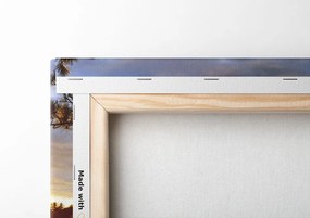 Stampa su tela – Tramonto sul lago