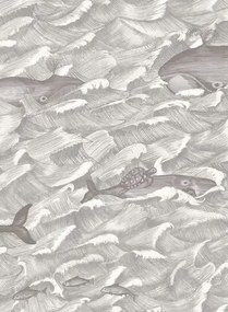 Cole & Son Carta da parati Melville - Black/ White