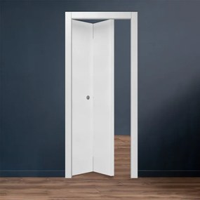 Porta pieghevole a libro simmetrica Demios bianco L 70 x H 210 cm sinistra