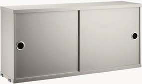 Armadietto con ante scorrevoli String System, larg. 78 x prof. 20 cm