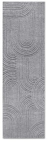 Passatoia grigia 80x240 cm Chappe Light Grey - Elle Decoration