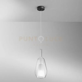 Vetro pirex trasparente con cavo e connettore 16x38cm base di attac...