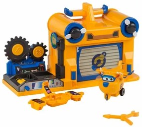 Playset di Veicoli Super Wings Donnie Hangar (4 Unità)