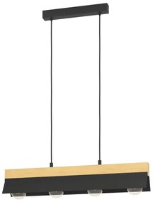 Eglo 900444 - Lampadario a sospensione con filo TARRAFO 4xE27/40W/230V