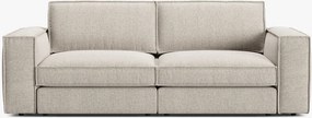 Divano 3 posti Pola in tessuto strutturato – 236x103x88 cm