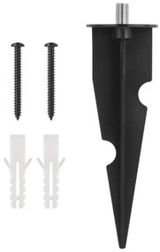 Lampada solare LED con sensore LED/2W/3,7V 1200 mAh IP44 50 cm