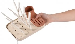 Beaba - Stendibottiglie beige/arancio