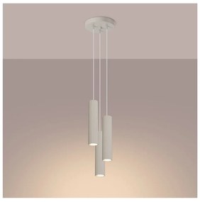 Lampadario color crema ø 19,5 cm Gleam – Sollux