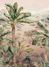 Osborne & Little Carta da parati panoramica Martinique - Blush