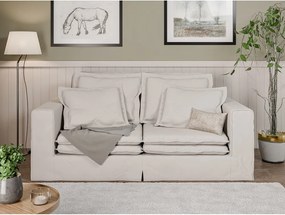 Divano color crema 196 cm Nora – Ropez