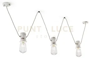 Sospensione 3 luci urban bianco c1742(vib)